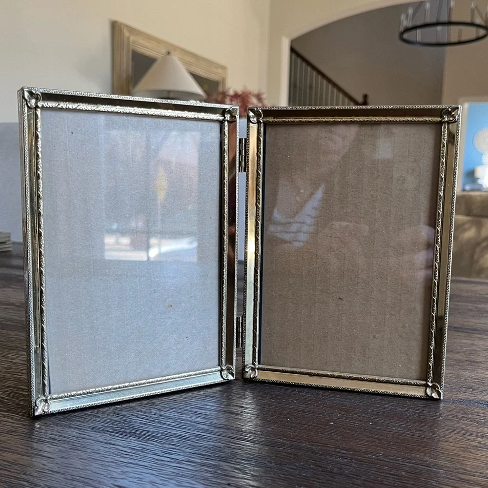 Vintage gold brass